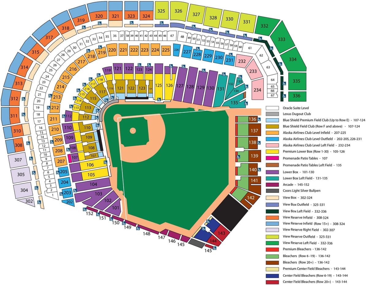 San Francisco giants siège de la carte