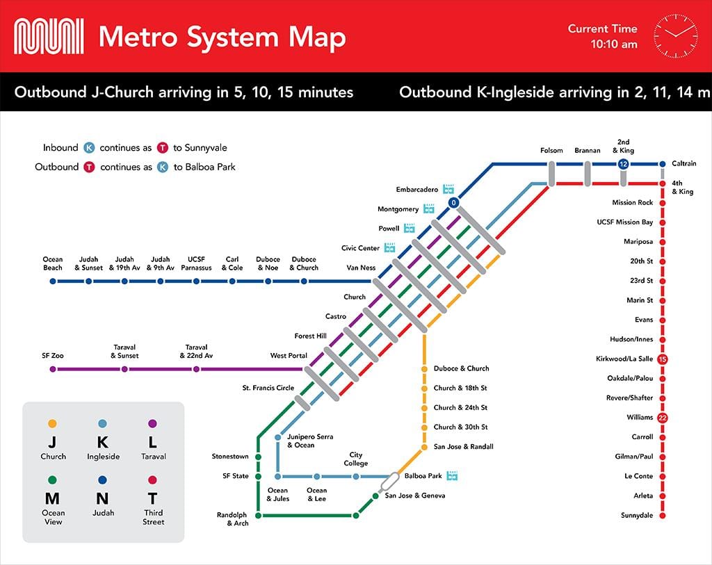 ligne muni d'une carte