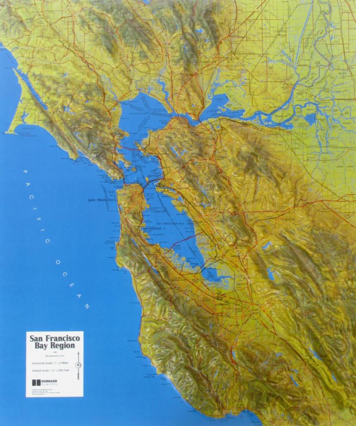 Carte de San Francisco de secours