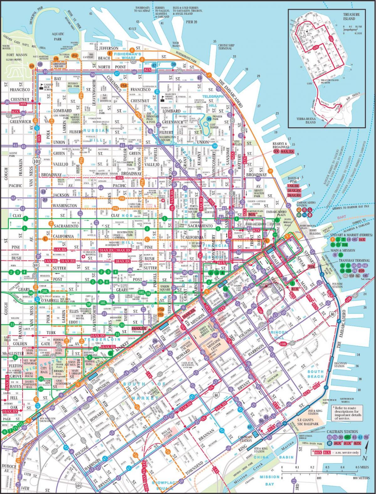 San Francisco public transit carte