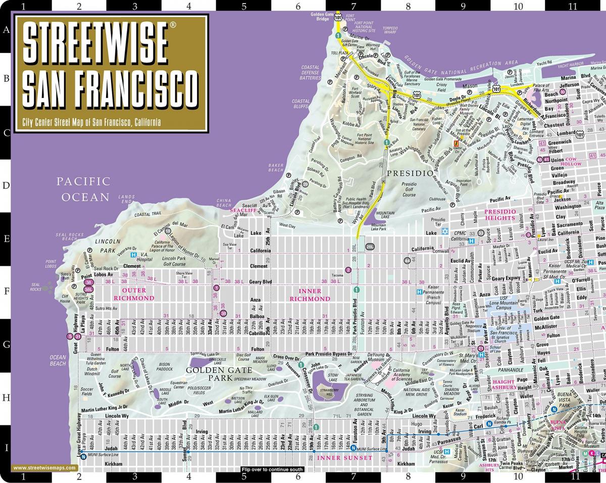 Carte de viser San Francisco