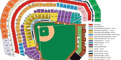 Les SF giants stadium plan d'attribution des places