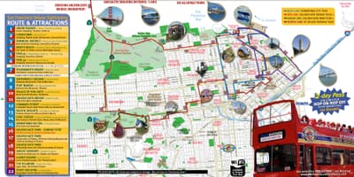 OFS attractions de la carte
