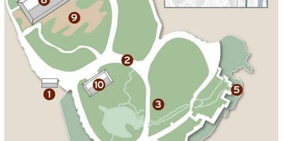 Carte du jardin de thé japonais
