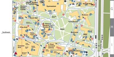 Carte de l'université de san francisco