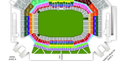Carte de levi's stadium porte