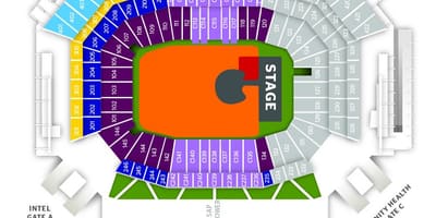 Levi's stadium de suite la carte