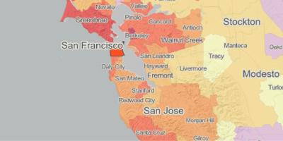 Carte de mapp San Francisco
