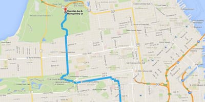 Carte de presidio vélo