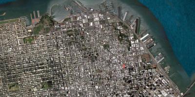 Carte de San Francisco satellite