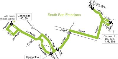 Carte de San Francisco écoles élémentaires