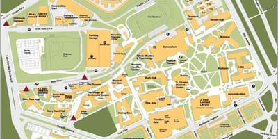 San Francisco state university carte du campus