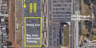 Carte de SF parking moto