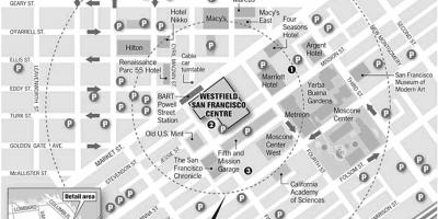 Carte de westfield San Francisco